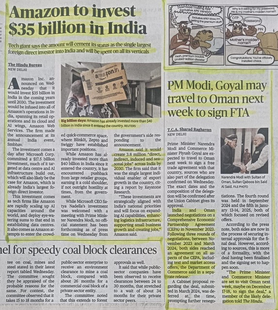 Amazon to invest 35 billion in india